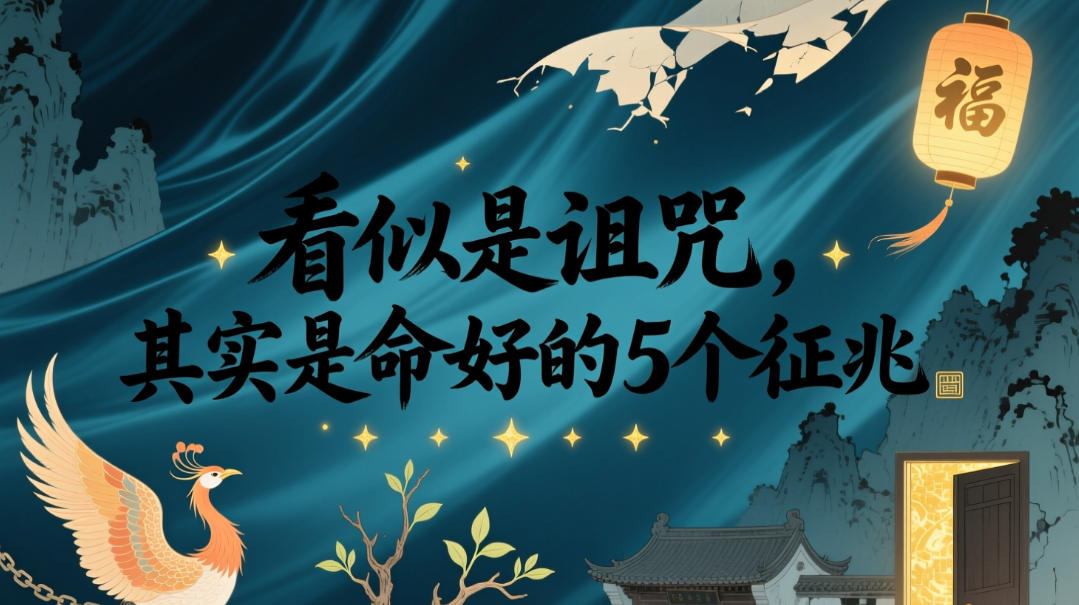 付费文章：看似是诅咒，其实是命好的5个征兆-资源站