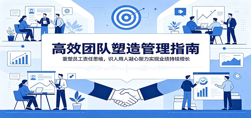 高效团队塑造管理指南：重塑员工责任思维，识人用人凝心聚力实现业绩持续增长-资源站