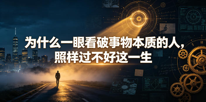 付费文章：为什么一眼看破事物本质的人，照样过不好这一生-资源站