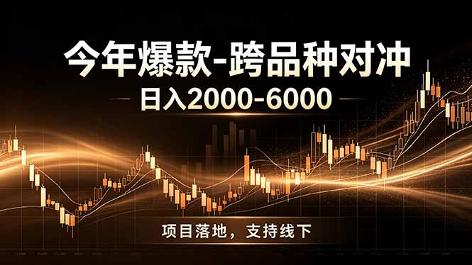 全新跨品种对冲模式上线！日稳定盈利 2000-6000，合规长久可批量放大-资源站